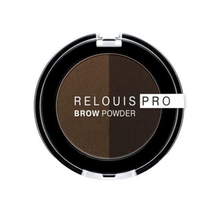 RELOUIS PRO Brow Powder Тени для бровей 03 dark brown